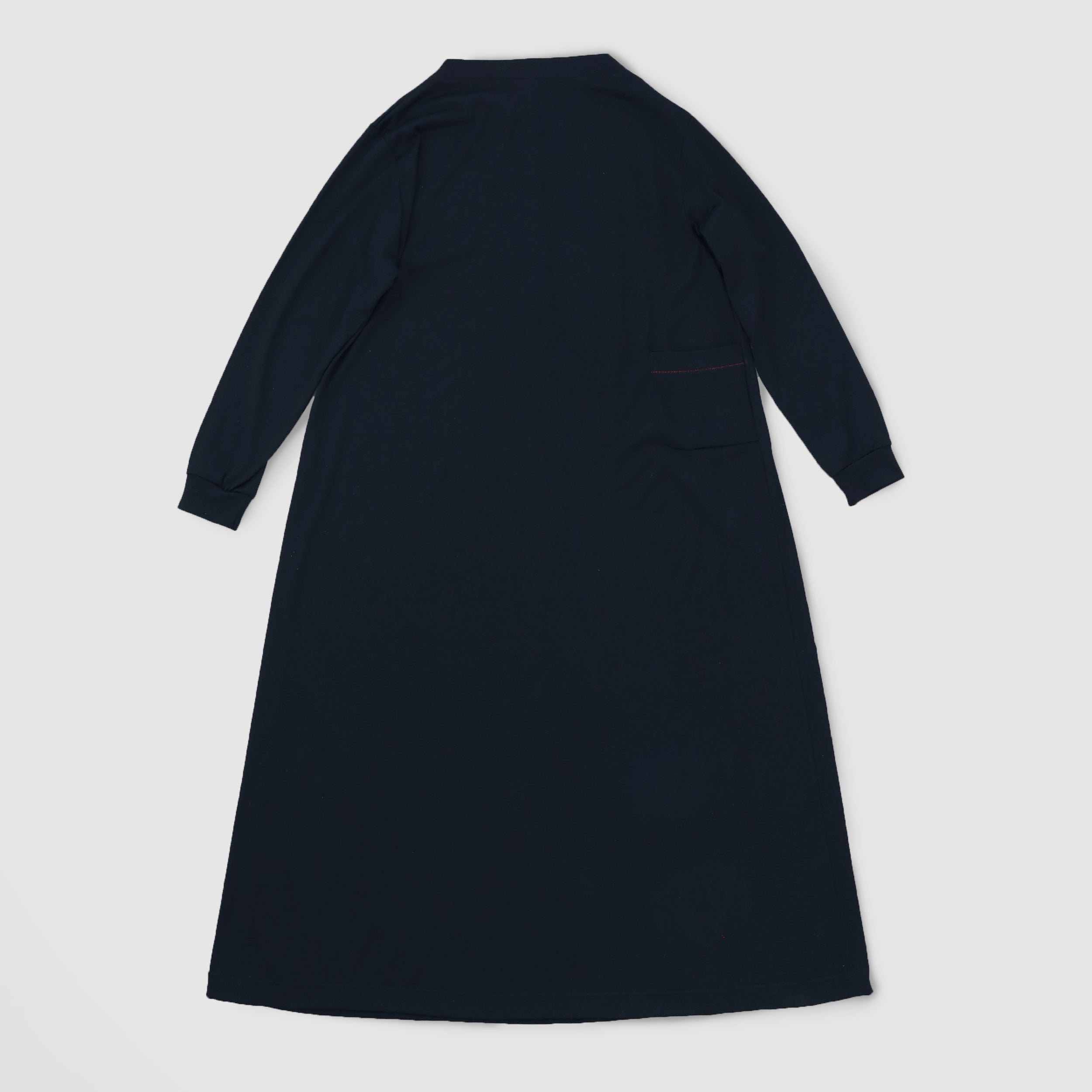 ヒムカシ製図 ／ Washable! Boat Neck Onepiece - （ Special Touch Wool 天竺 ) –  himukashi