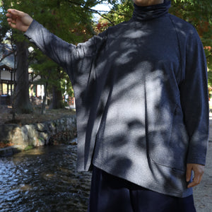 Thermostat！ Mac Sleeve Turtle tunic　 -  （　polartec  power wool　）※メリノウール混紡