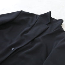 ヒムカシ製図　／　plastic bag jacket　 -  （　偽シルク・ブラックフォーマル　）